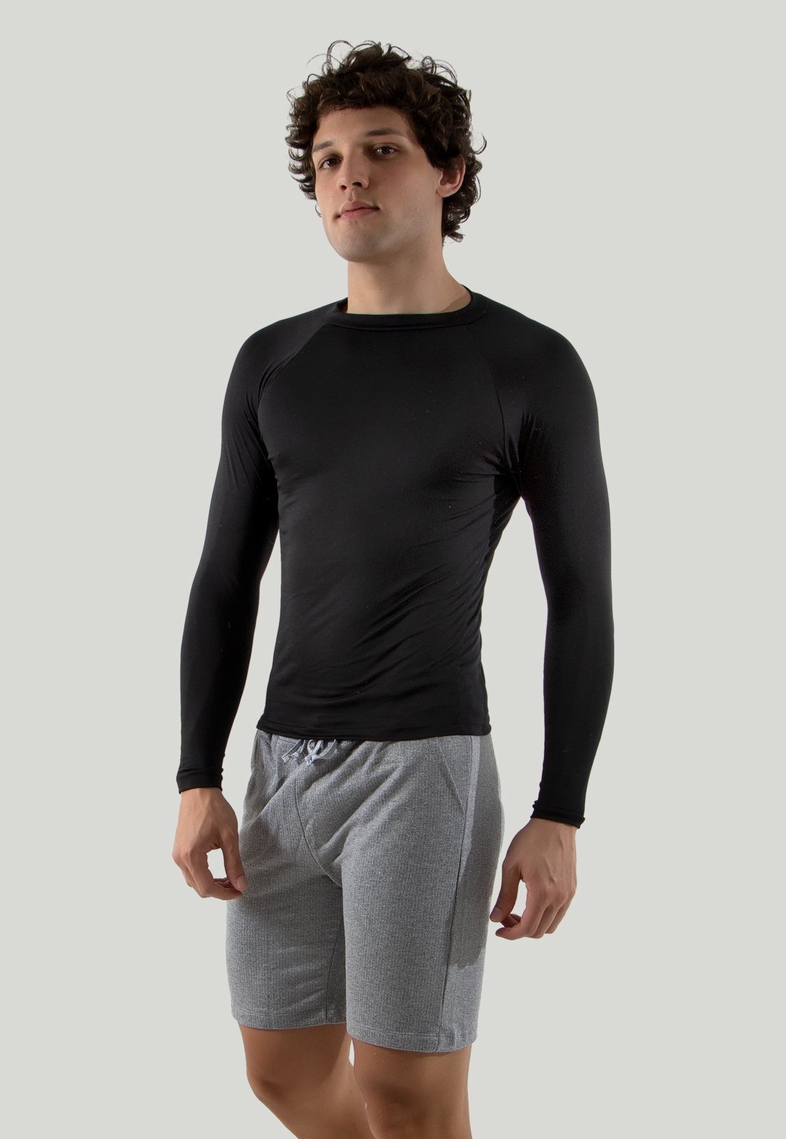Camisa Térmica Rioutlet Segunda Pele Masculina Preta