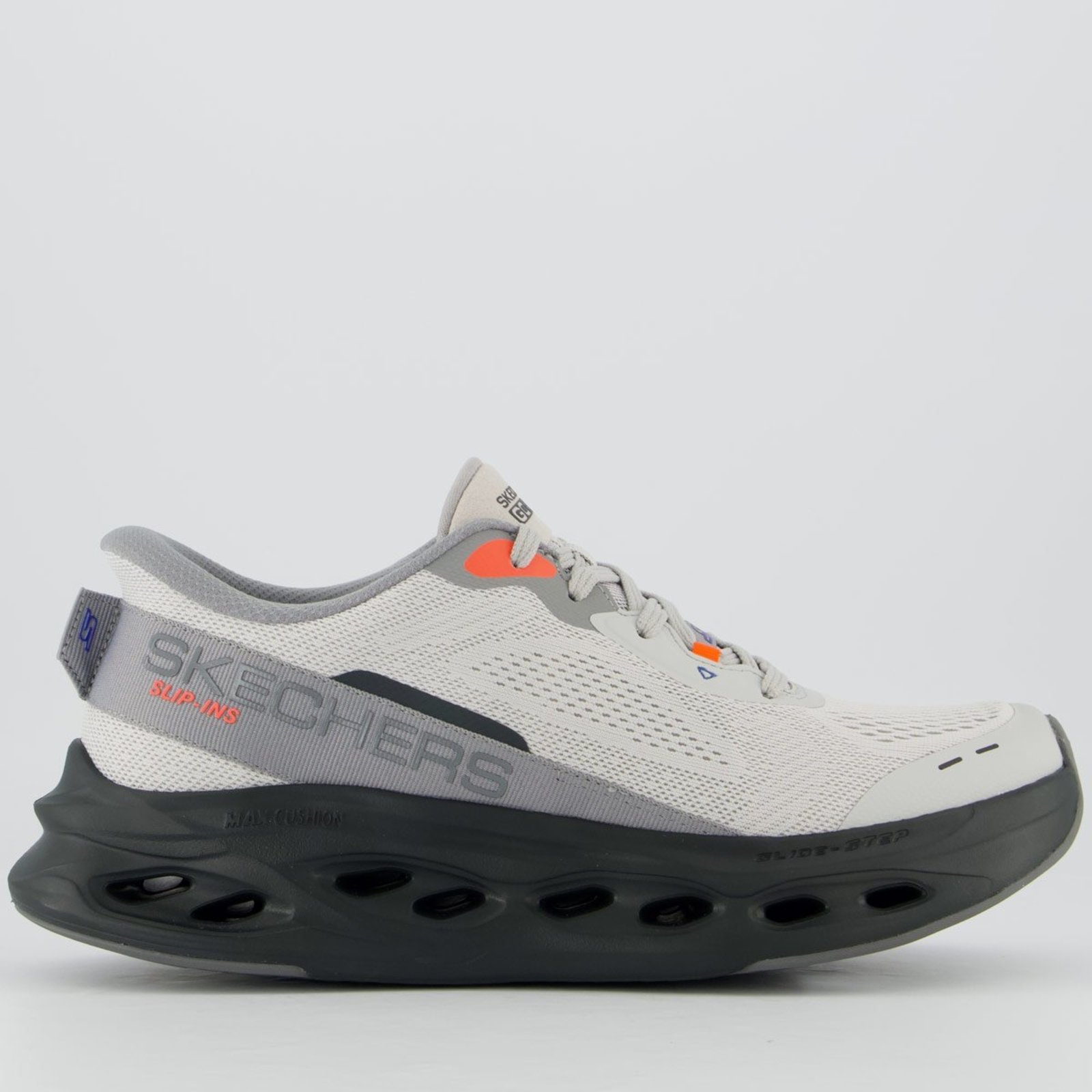 Tênis Skechers Max Cushioning Glide-Step Cinza