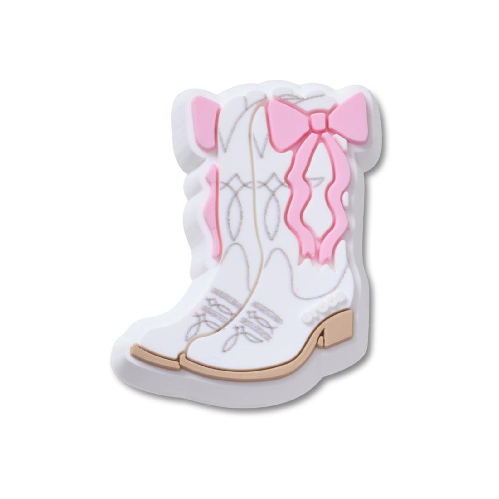 Infantil - Jibbitz™ Botas De Cowgirl Único Branco