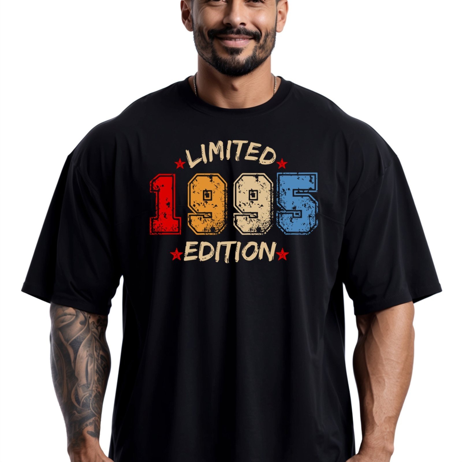Camiseta Oversized Over Masculina Algodão Academia Preto