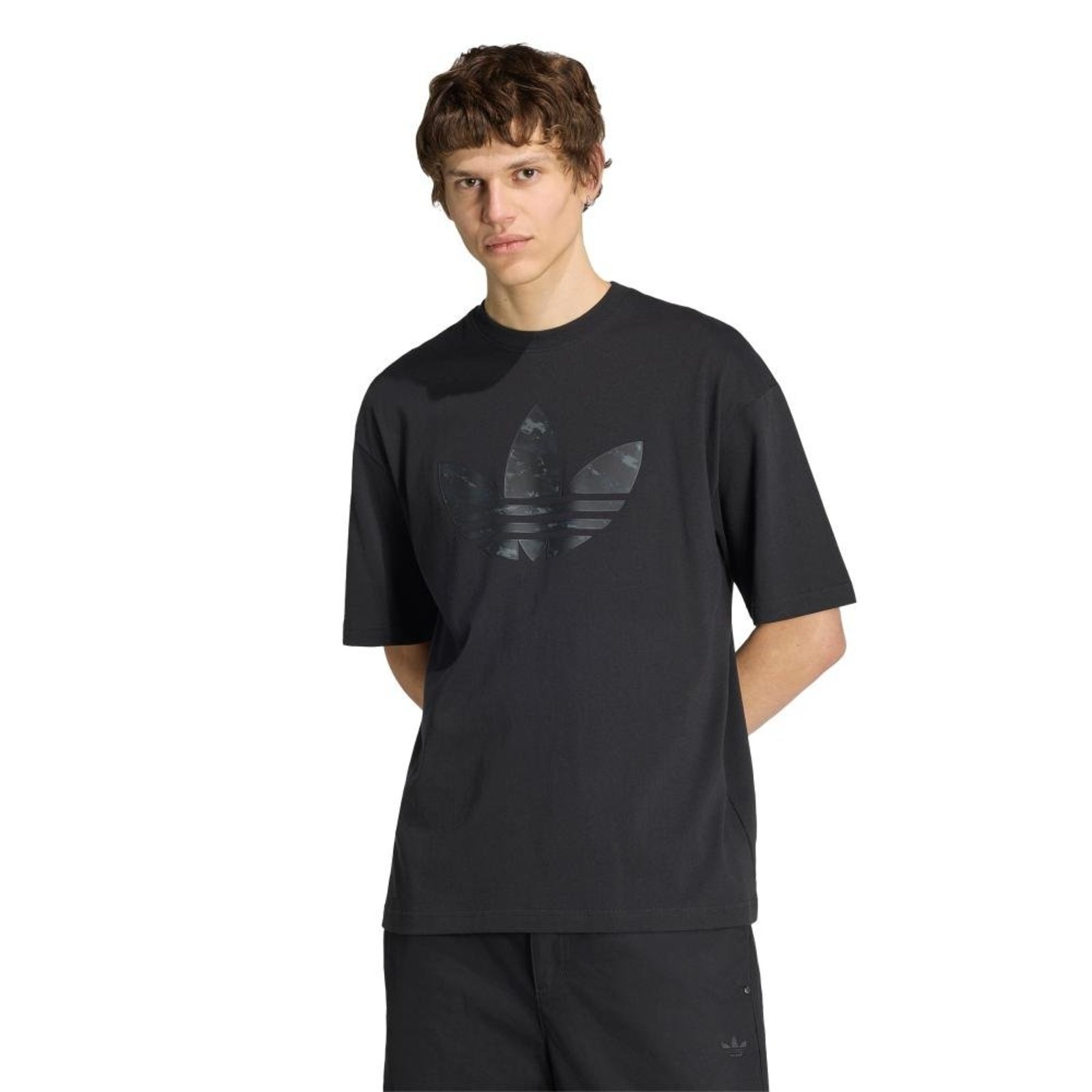 CAMISETA CAMUFLADA 2 INFILL TREFOIL adidas Originals Preto