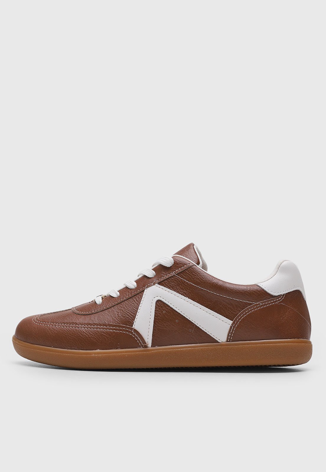Tênis Feminino Vizzano Bico Redondo Marrom