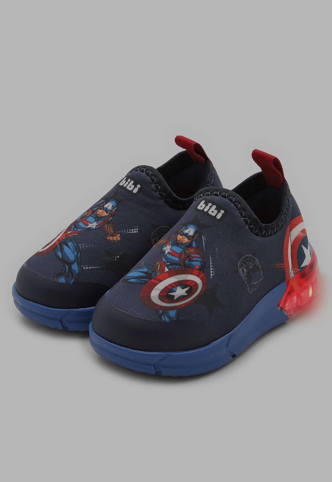 Infantil - Tênis Bibi SPACE Capitão América Azul Marinho
