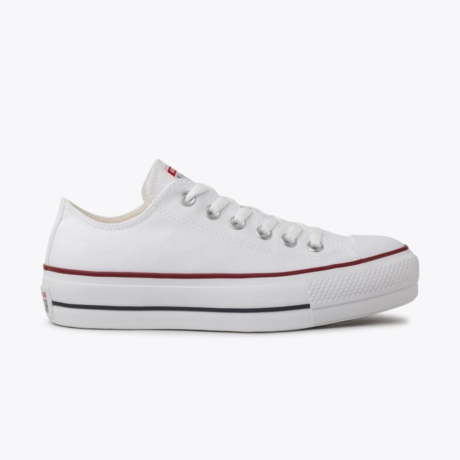 Tênis Chuck Taylor All Star Lift Canvas Cano Baixo Branco