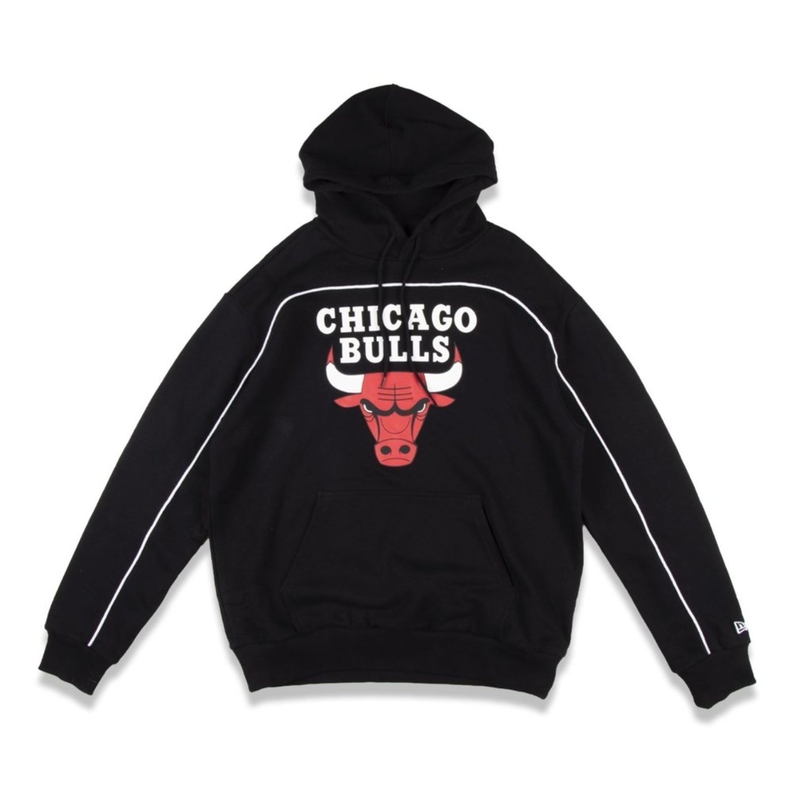 Moletom New Era Canguru Fechado Chicago Bulls NBA Preto
