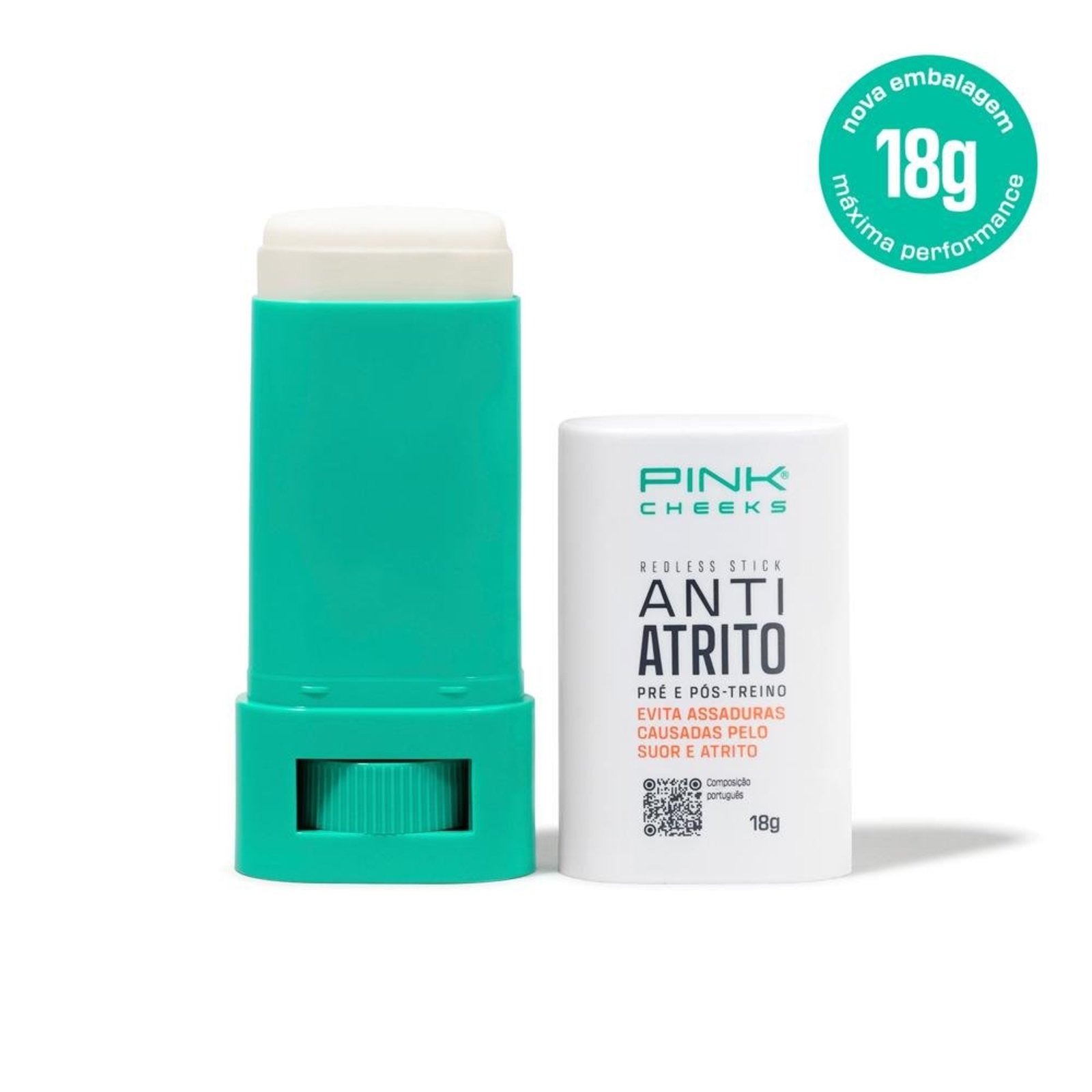 Pink Cheeks Redless Bastão Antiatrito 45g