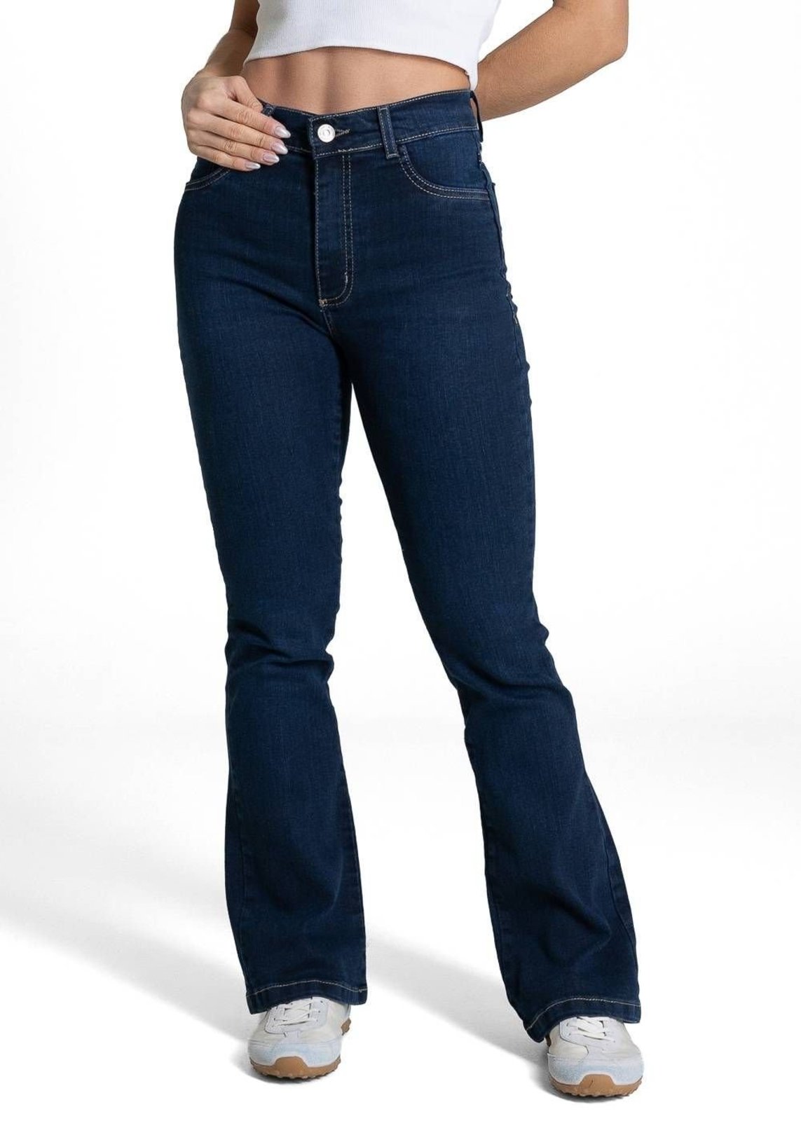 Calça Jeans Sawary Boot Cut Petit - 283599 - Azul - Sawary