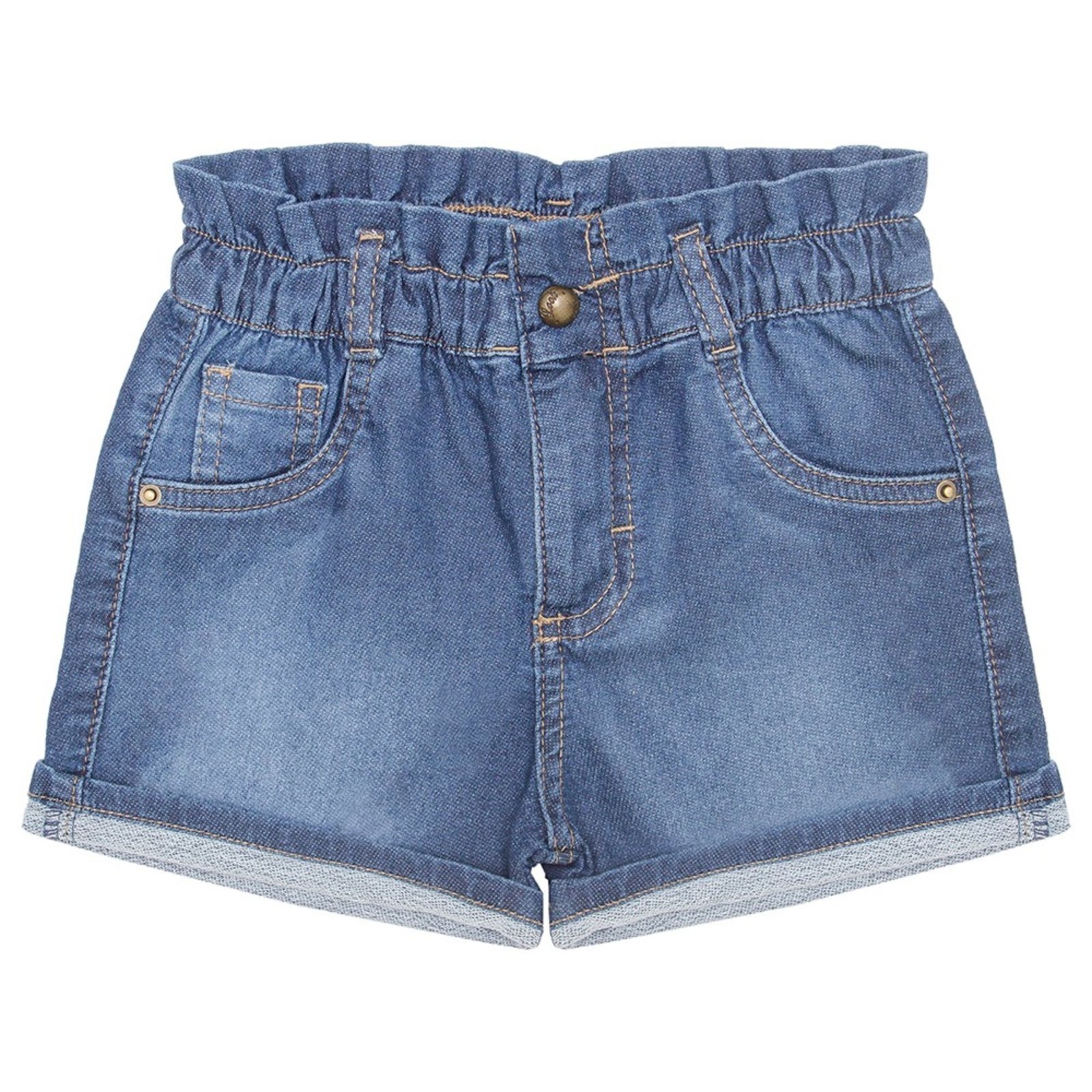 Infantil – Shorts Look Jeans Clochard Jeans Moletom
