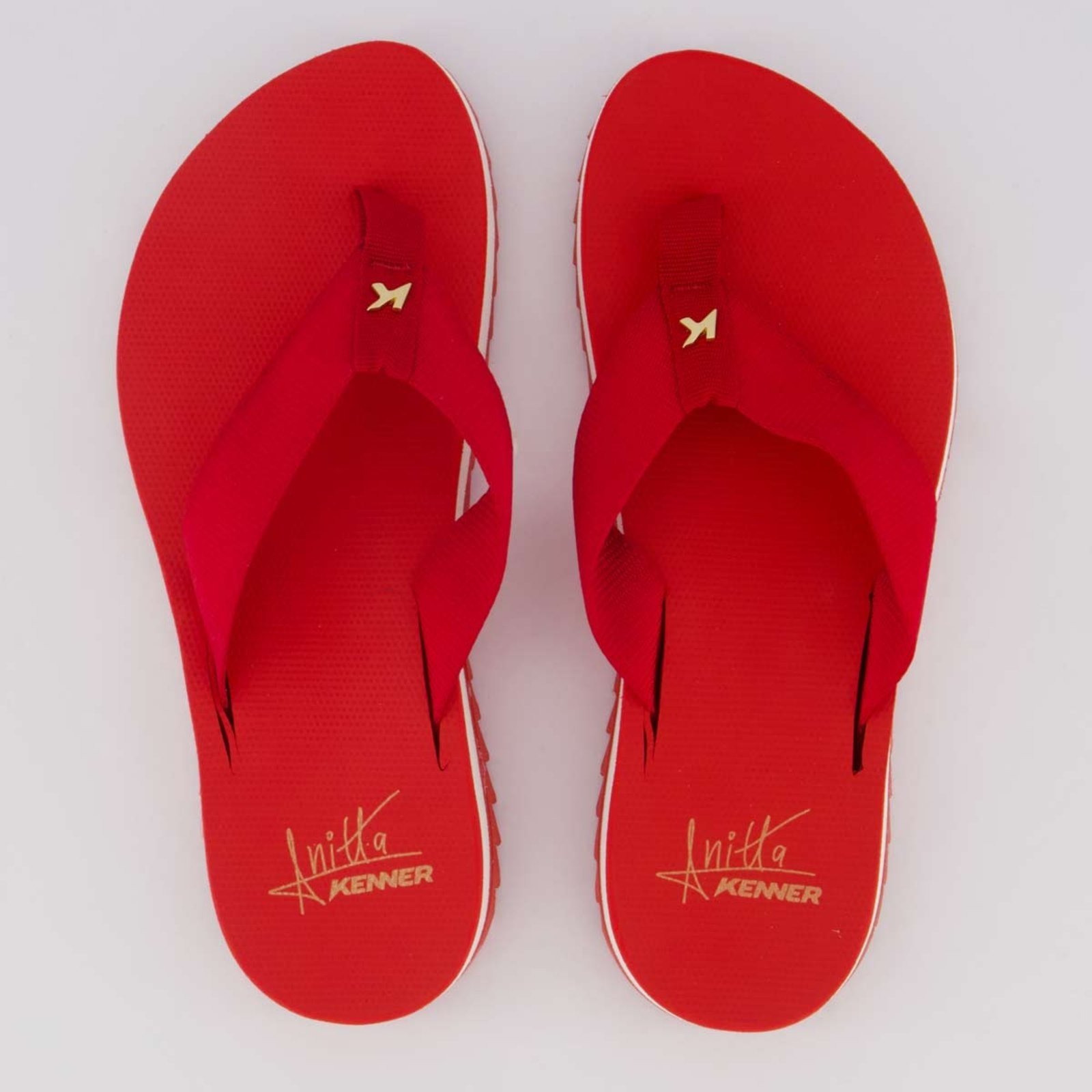 Chinelo Kenner Kyra Anitta Feminino Vermelho