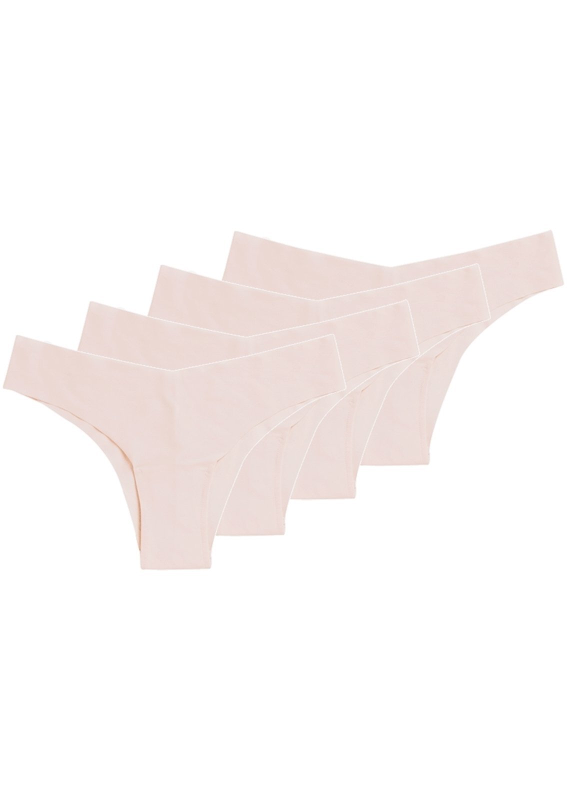 Kit com 4 Calcinhas Biquíni Hope 34850 Rosa