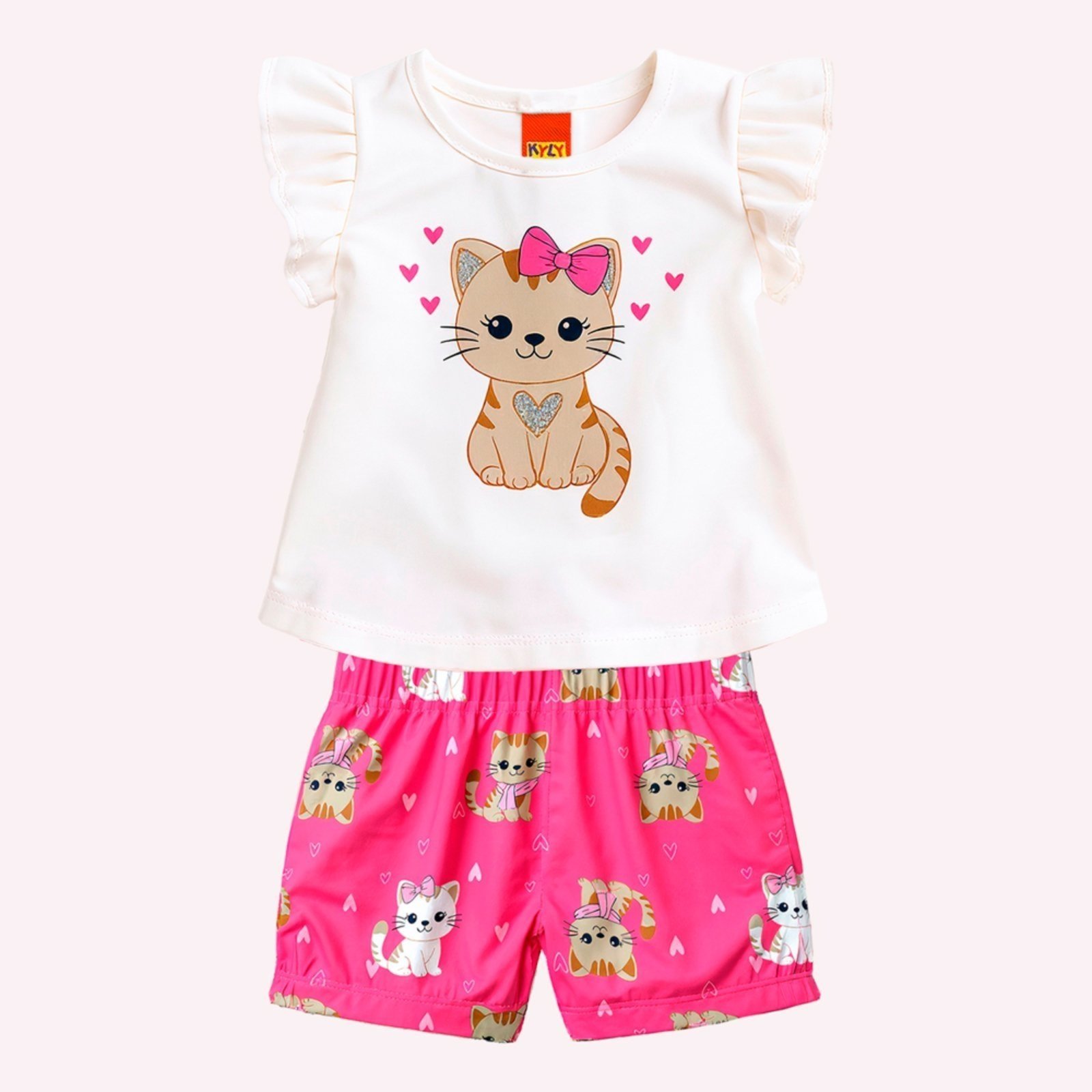 Infantil - Conjunto Menina Gatinha Kyly