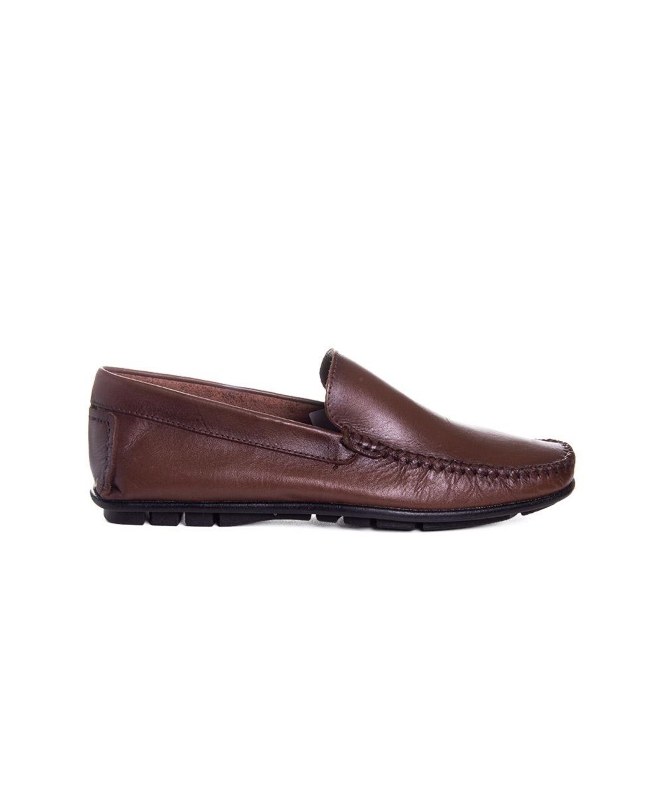 Vista 2 Mocassim Masculino Pixolé Couro Tabaco incolor Pixolé incolor