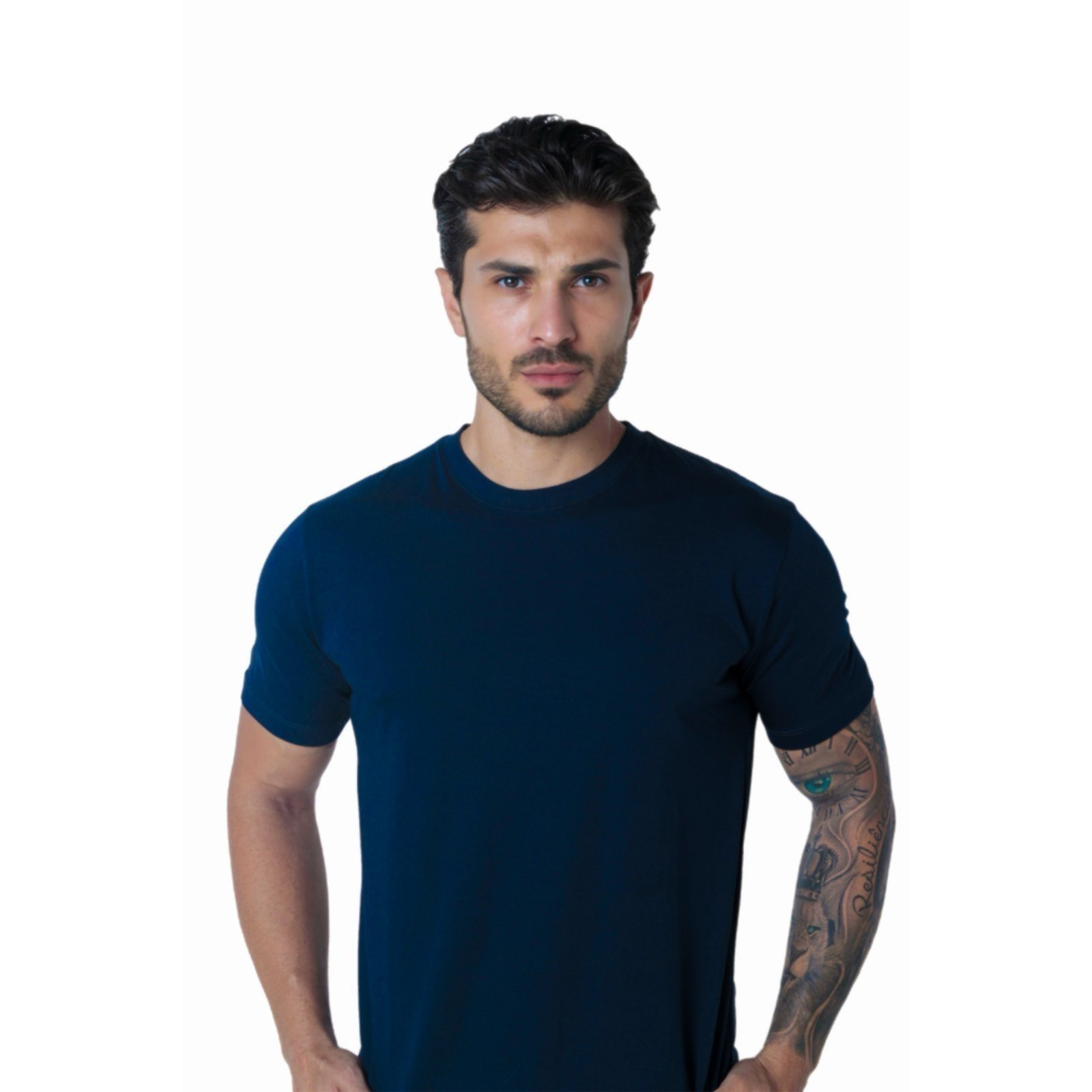 Camiseta Pima iuseu marinho