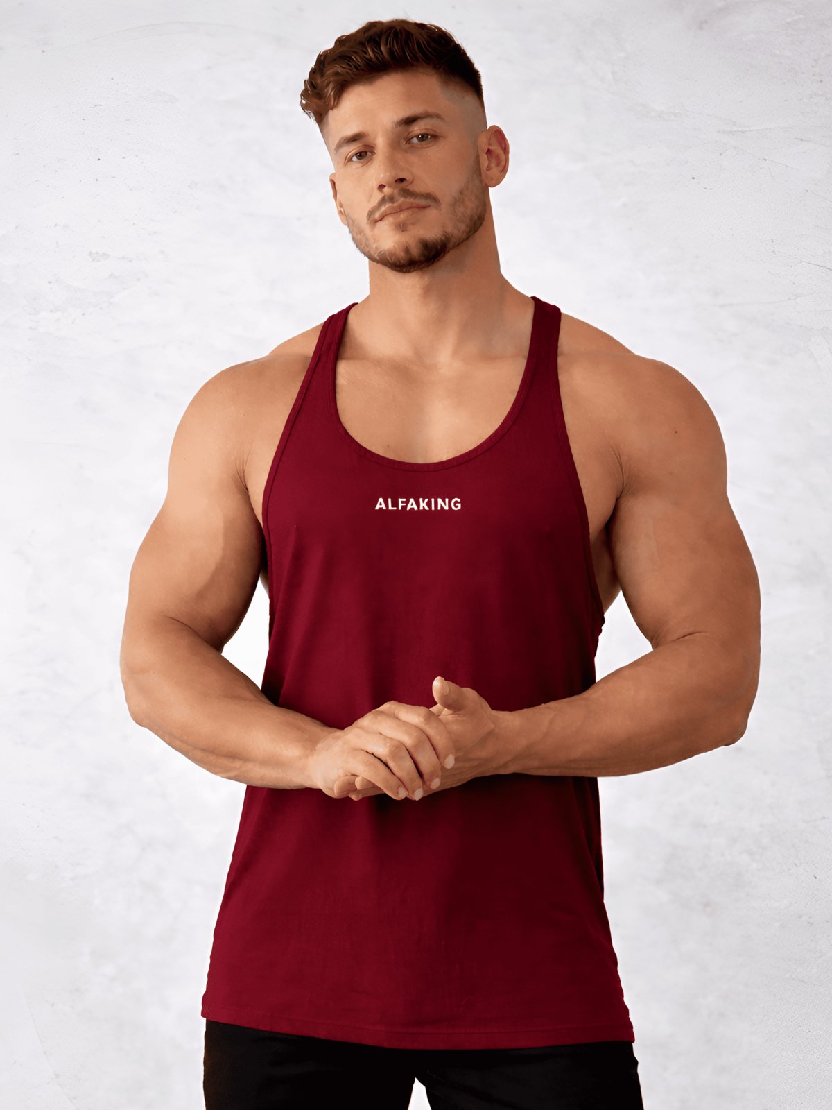 Infantil - Regata Cavada ALFA KING Minimalista Vermelha