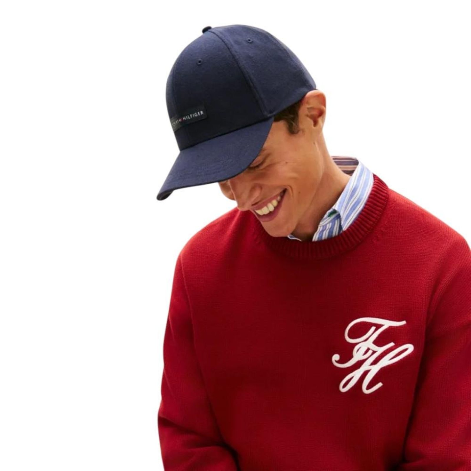 Boné Tommy Hilfiger Foundation Canvas Masculino Marinho