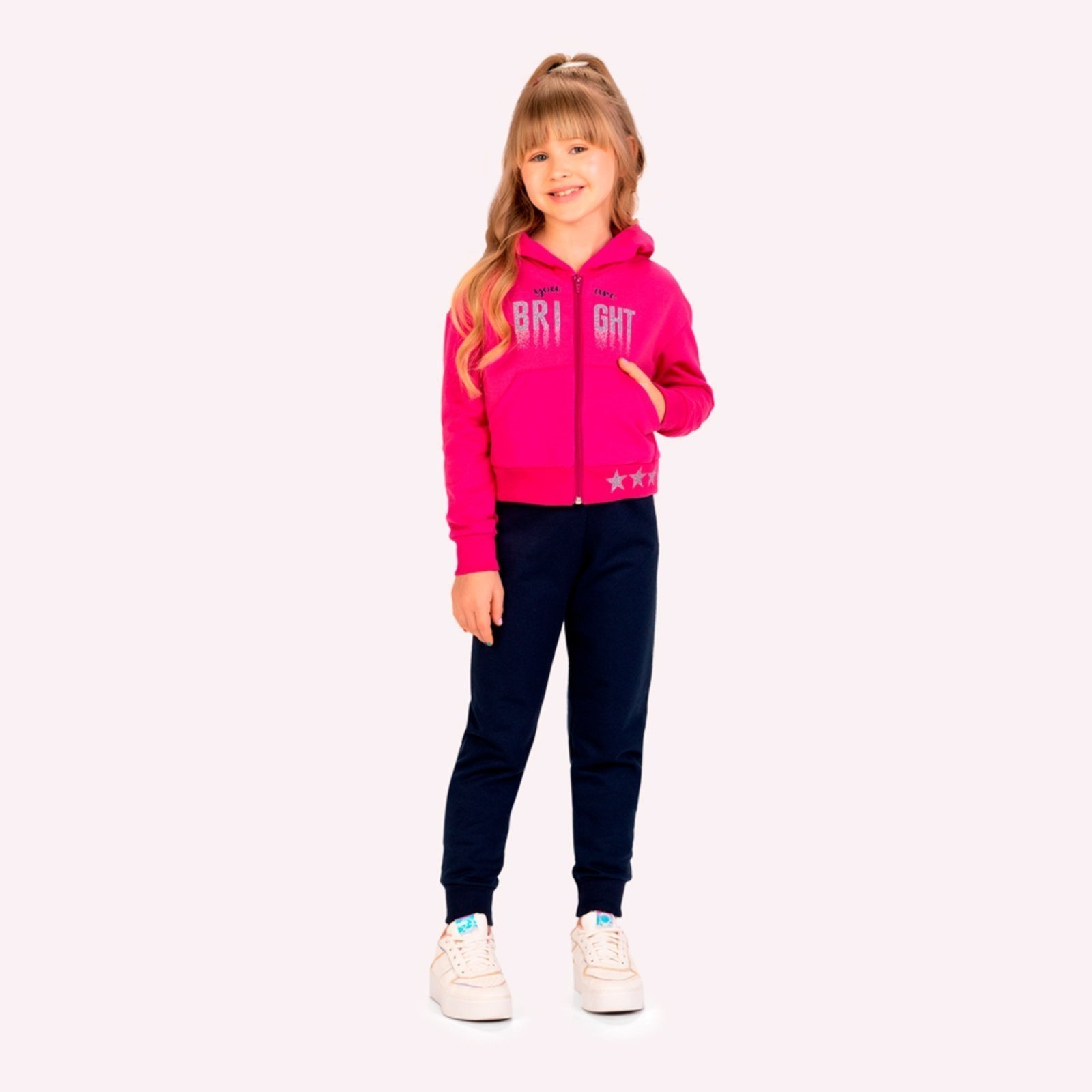 Infantil - Conjunto Menina com Capuz Kyly