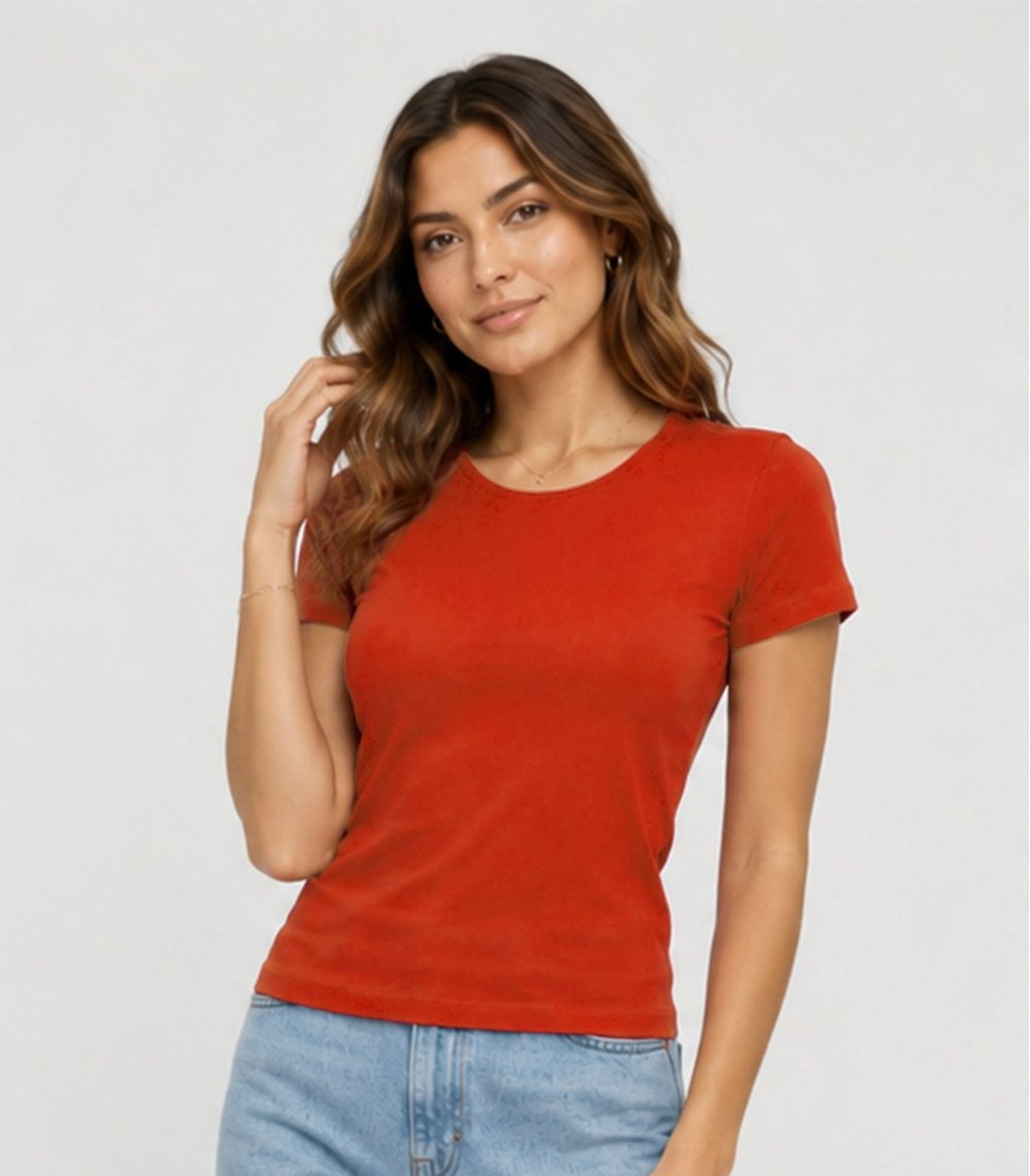 Blusa Feminina Cotton 30 Básica KO Vermelho