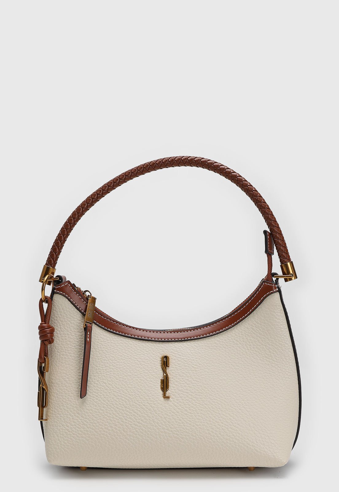 Bolsa Tiracolo Santa Lolla Alça ajustável Off White