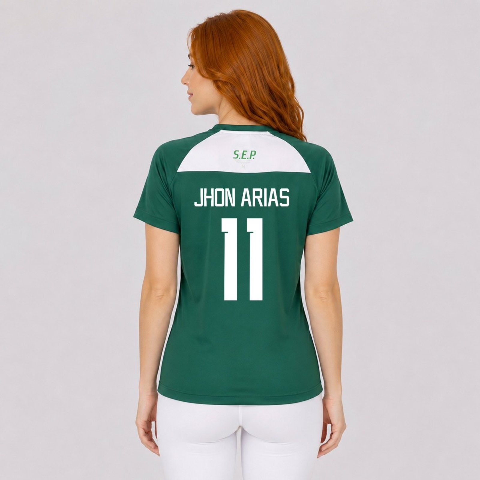 Camisa Palmeiras Player II Feminina Verde 11 Jhon Arias