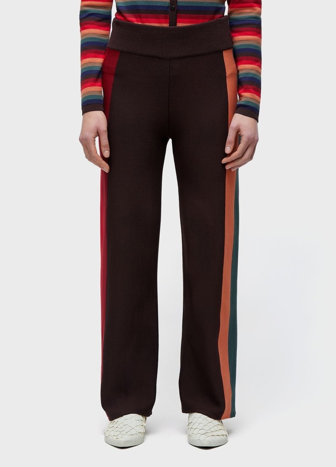 Calça tricot colorfull stripes OSKLEN