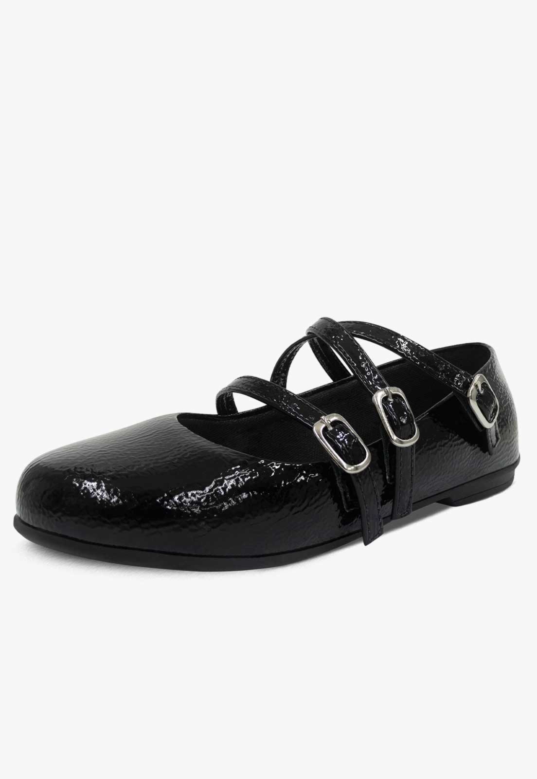 Infantil – Sapatilha Pópidi Feminina Fashion Menina Preto