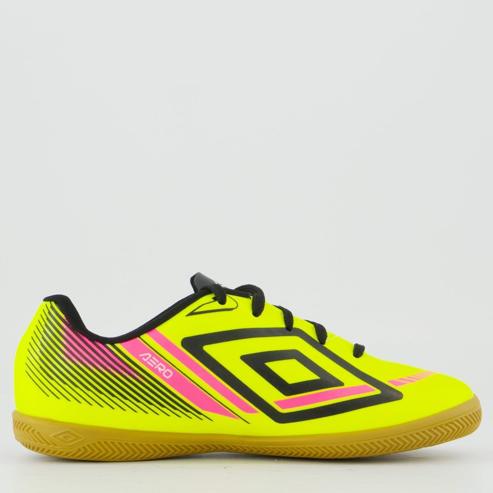 Chuteira Umbro Aerodynamic Futsal Verde e Preto