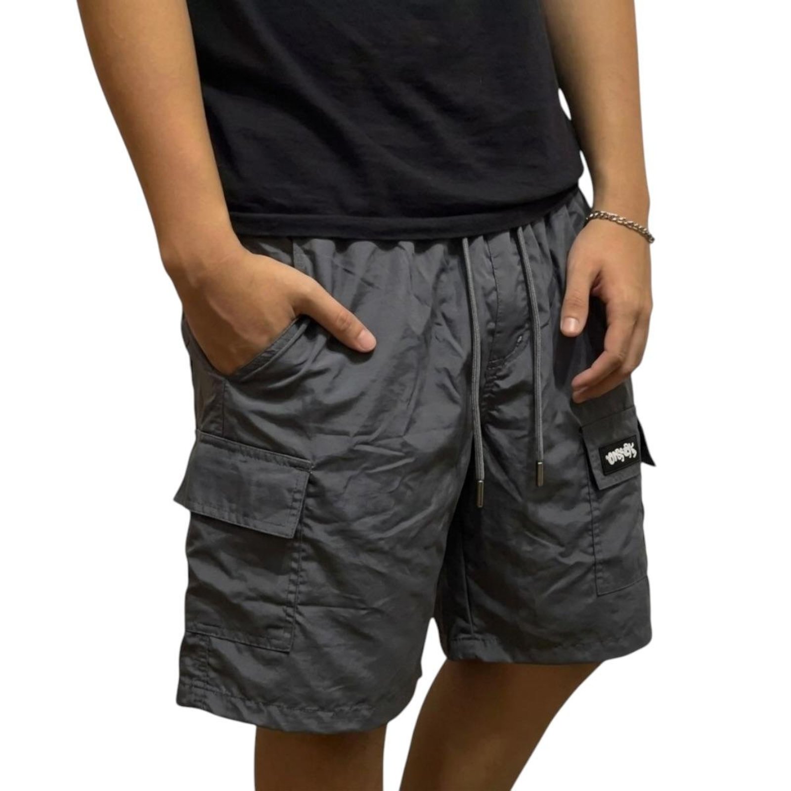 Short Volley Cargo- Okdok - Preto