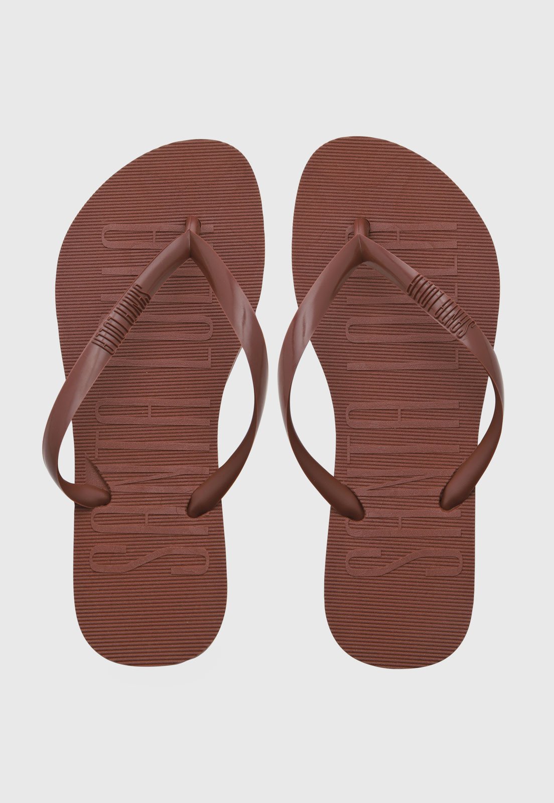 Chinelo Feminino Santa Lolla Tiras Finas Marrom