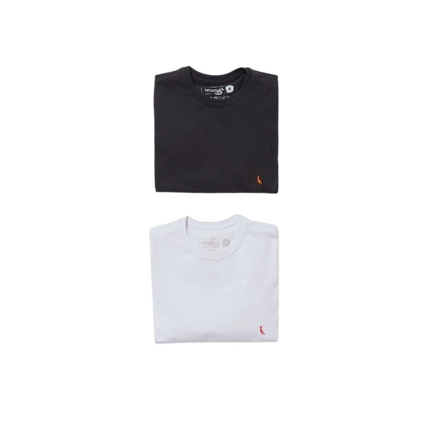 Infantil - Kit 2 Camisetas Brasa Manga Longa Reserva Mini Preto