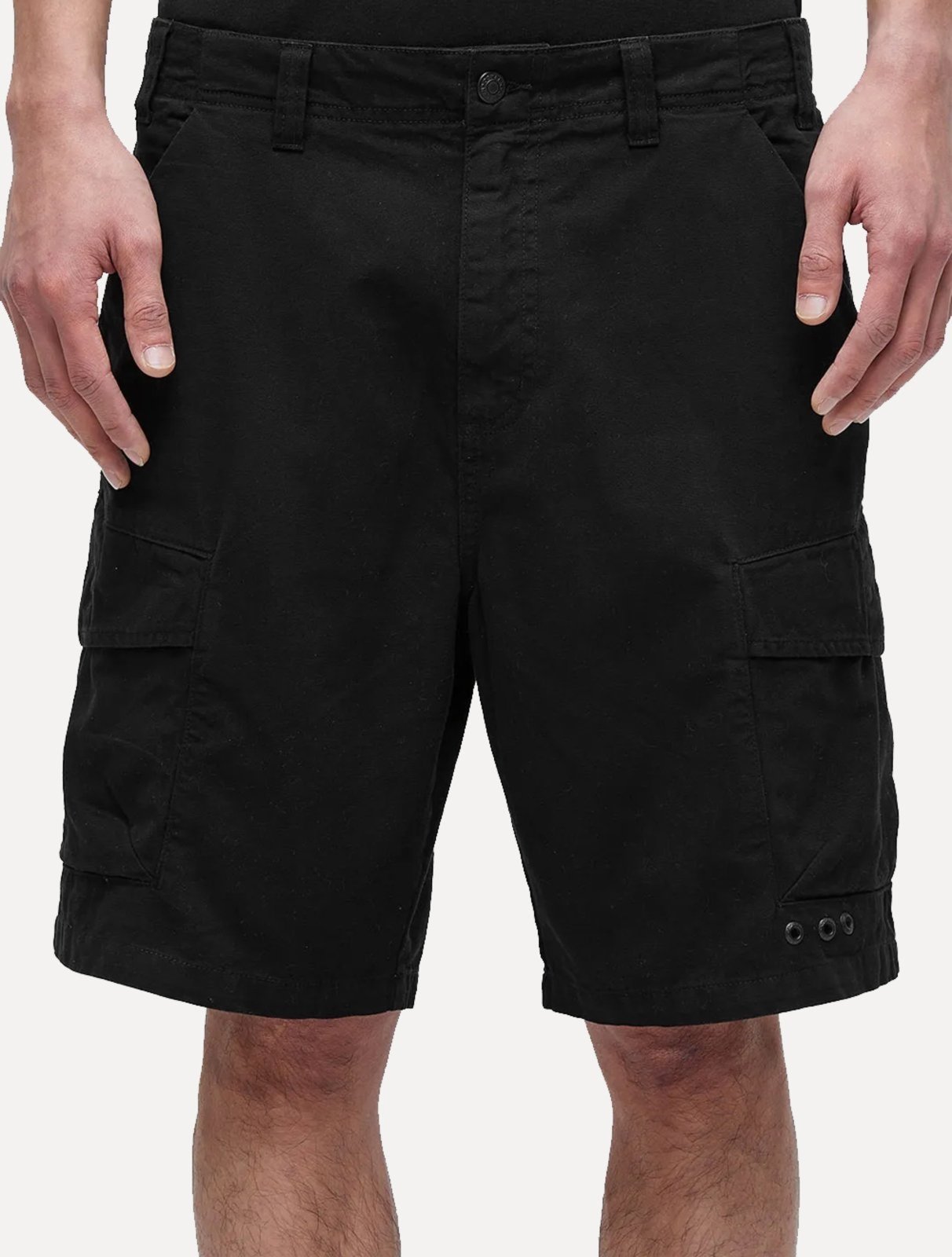 Bermuda Osklen Masculina Cargo Casual Nova Crystal Preta