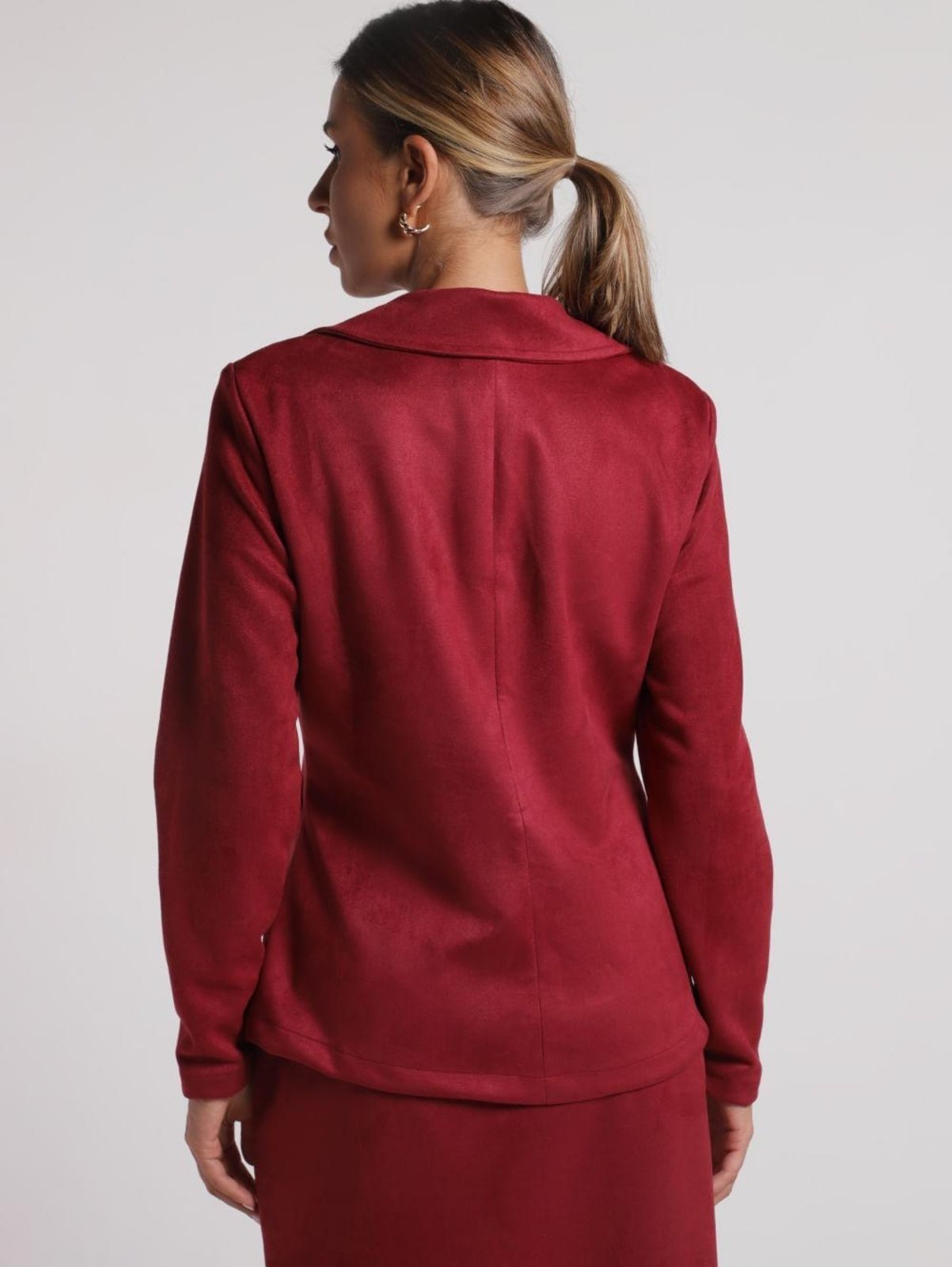Vista 3 Blazer Suede Autentique Feminina VINHO roxo Autentique roxo