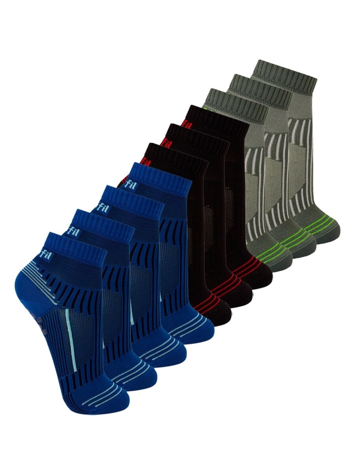 Kit com 10 Meias Hidroginástica Trifil 6037 Cinza