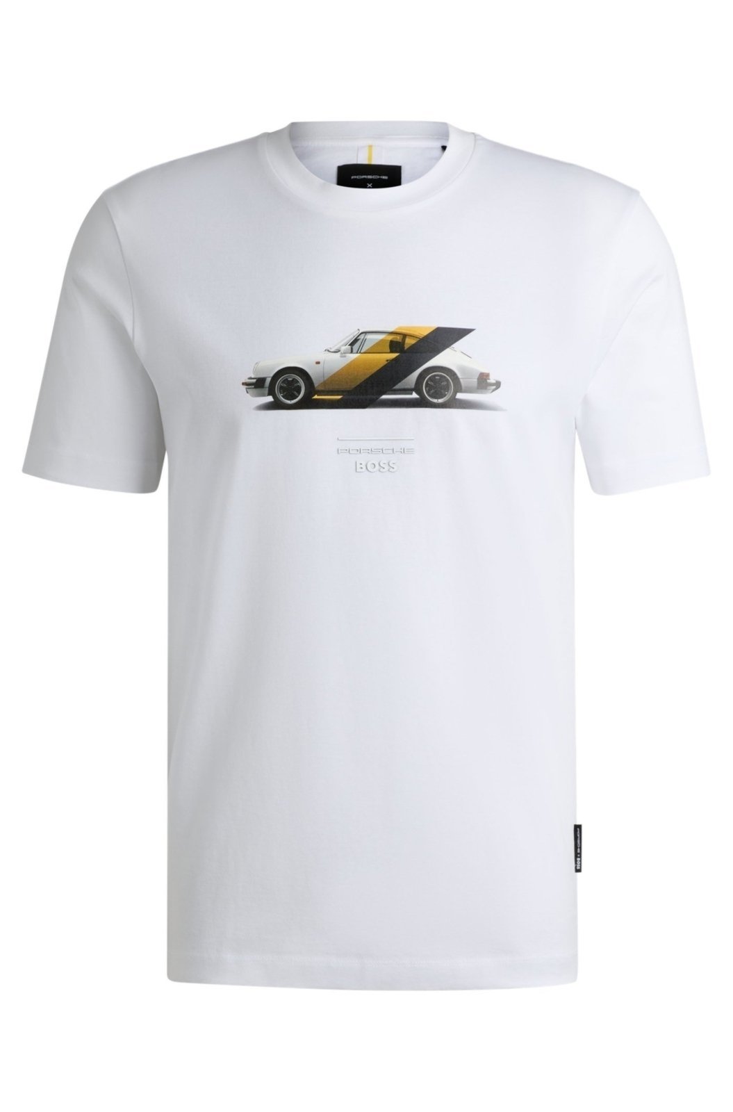 Camiseta Porsche X Boss Em Algodão Mercerizado