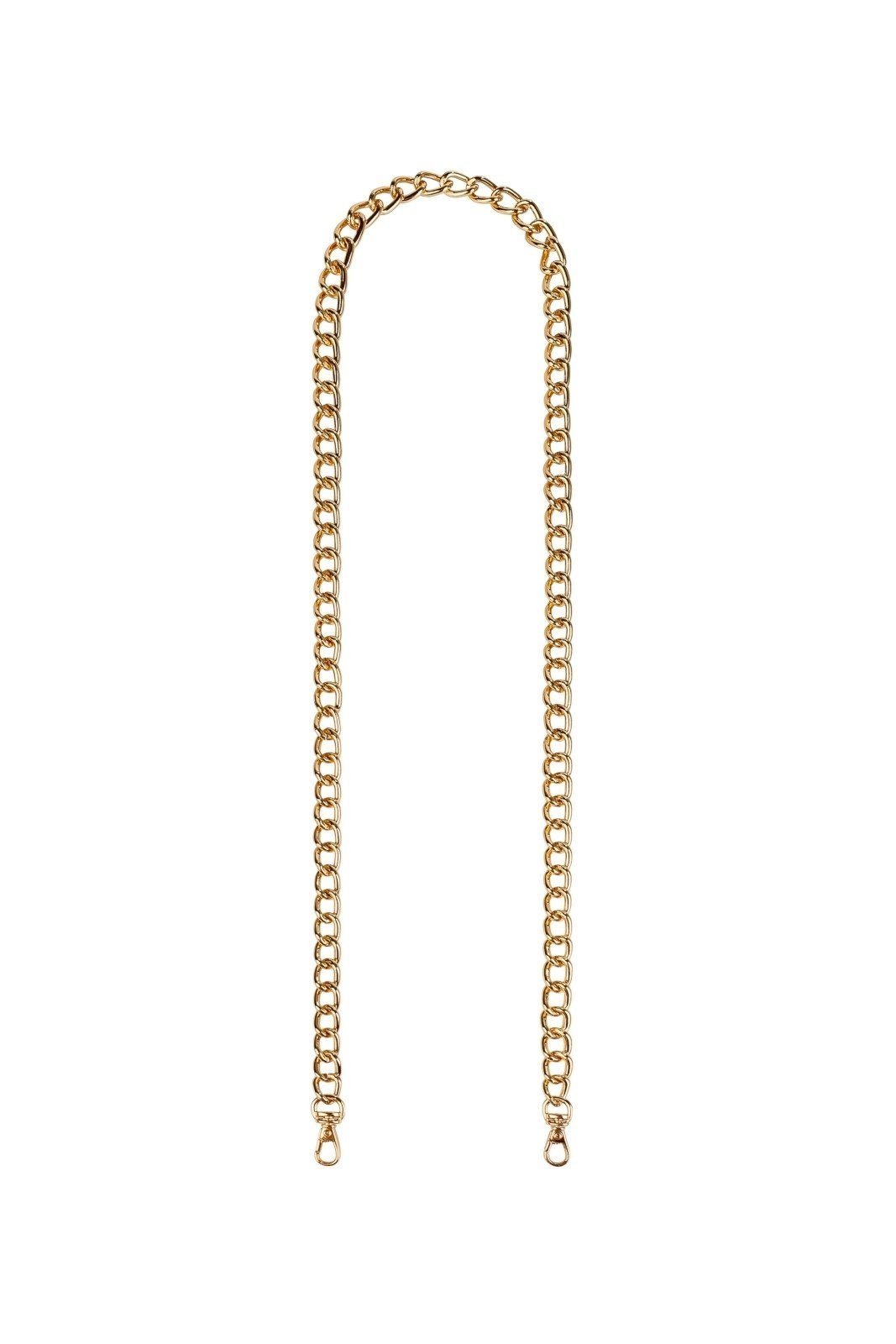 Alça de corrente de metal para bolsa 1m - Dourado