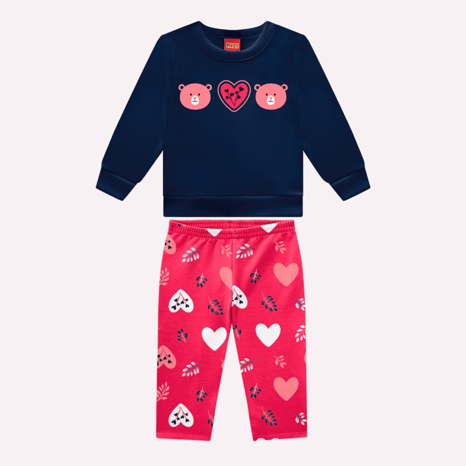 Infantil - Conjunto menina Bordado Kyly