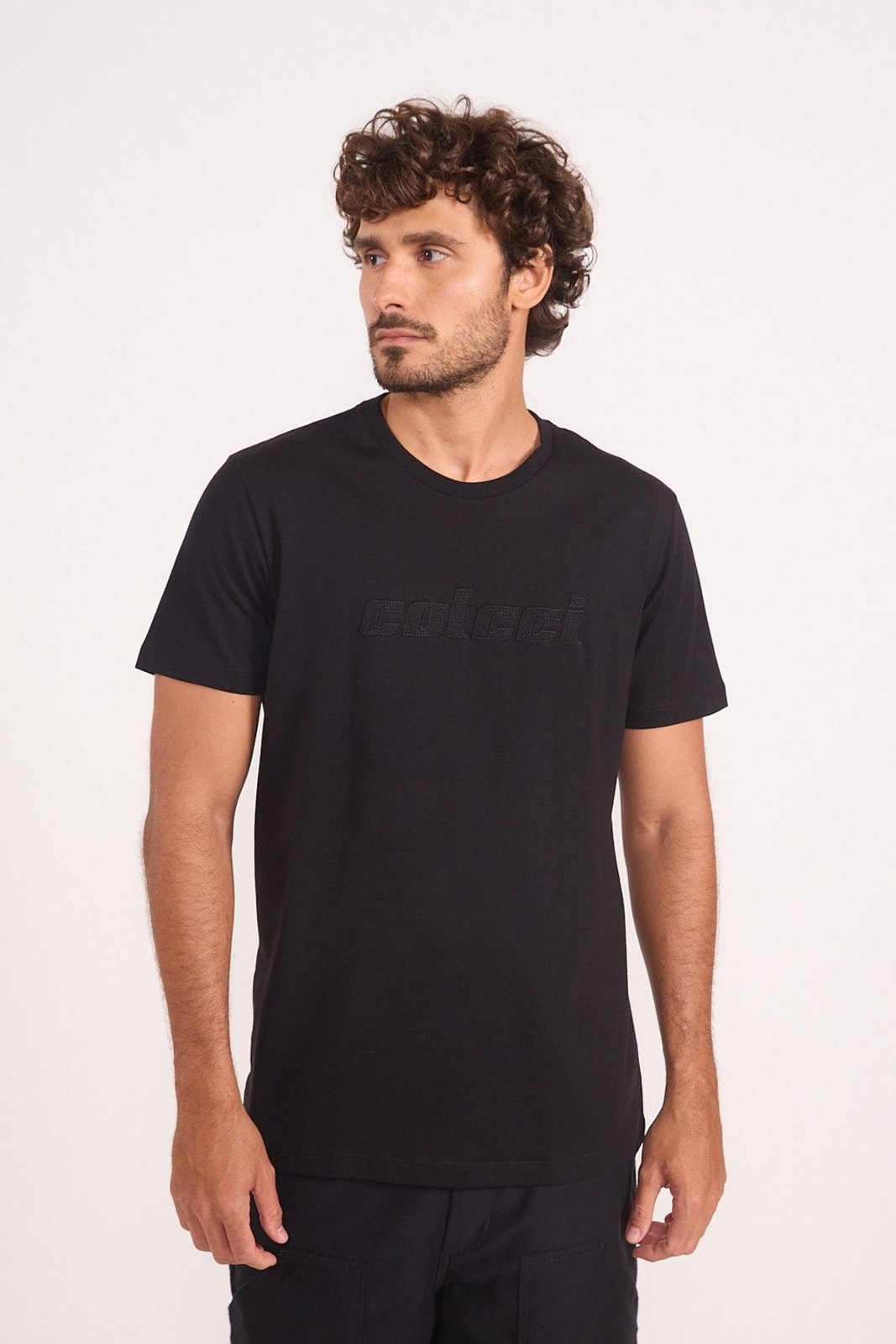 Camiseta Basic Logo Colcci Preto