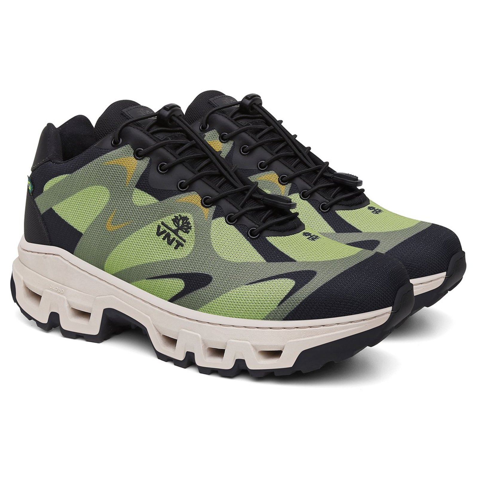 Tênis Adventure VNT Masculino Estilo Robusto E Utilitário Verde