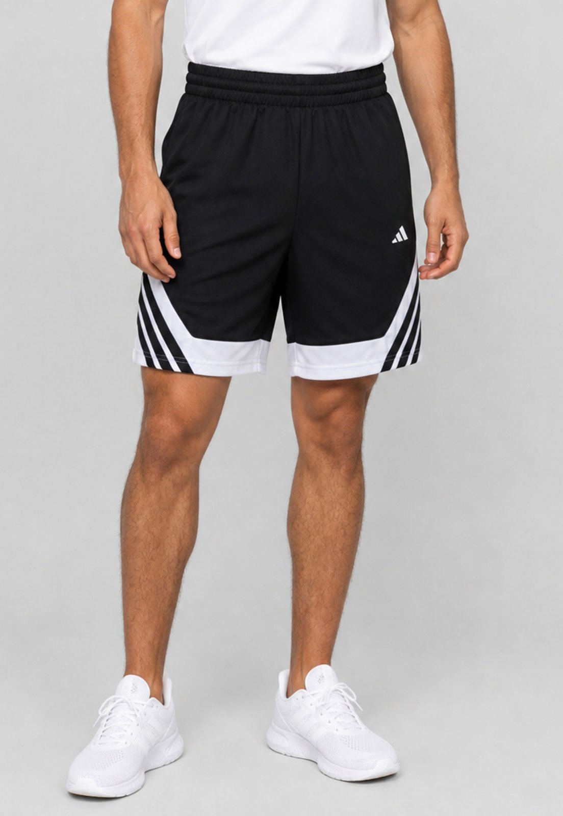 Short Masculino adidas Originals Pro Motion Listras Preto