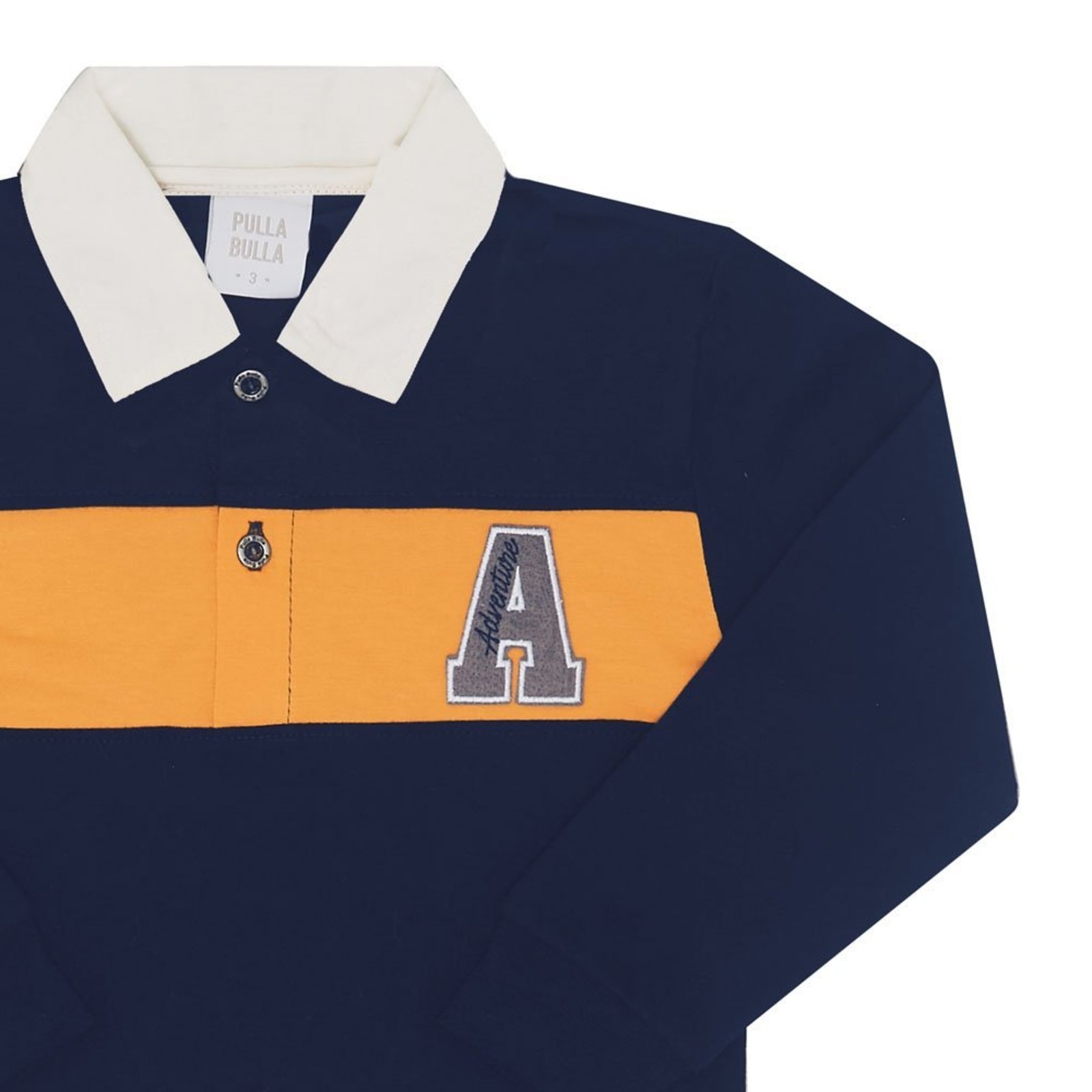 Infantil - Polo Primeiros Passos Menino - Marinho - 50258-58 Azul Marinho