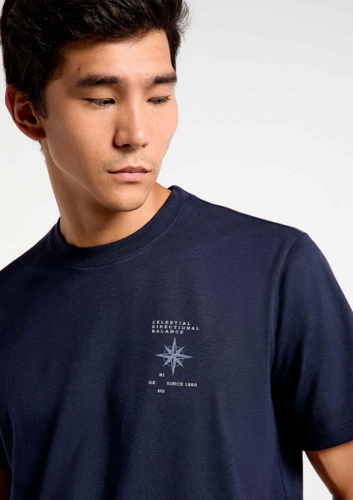Camiseta Masculina Manga Curta Com Estampa