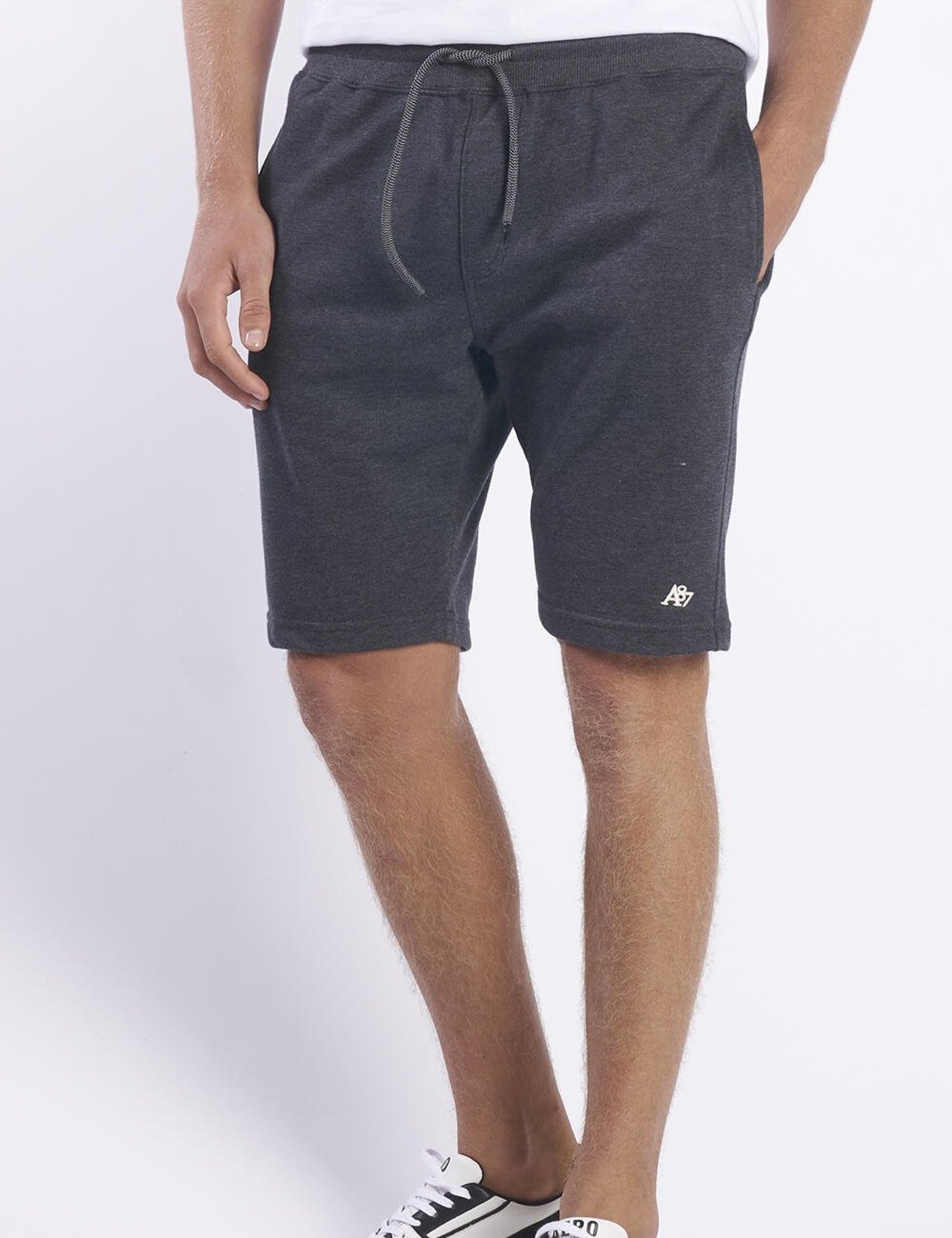 Bermuda Moletom Aéropostale Masculino Plus Size 8798105-1Ps Cinza