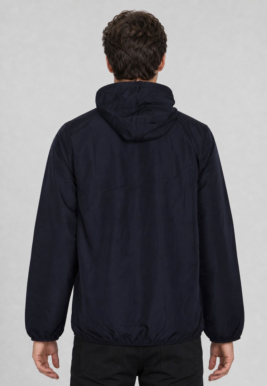 Jaqueta Masculina Quiksilver Capuz Azul-Marinho