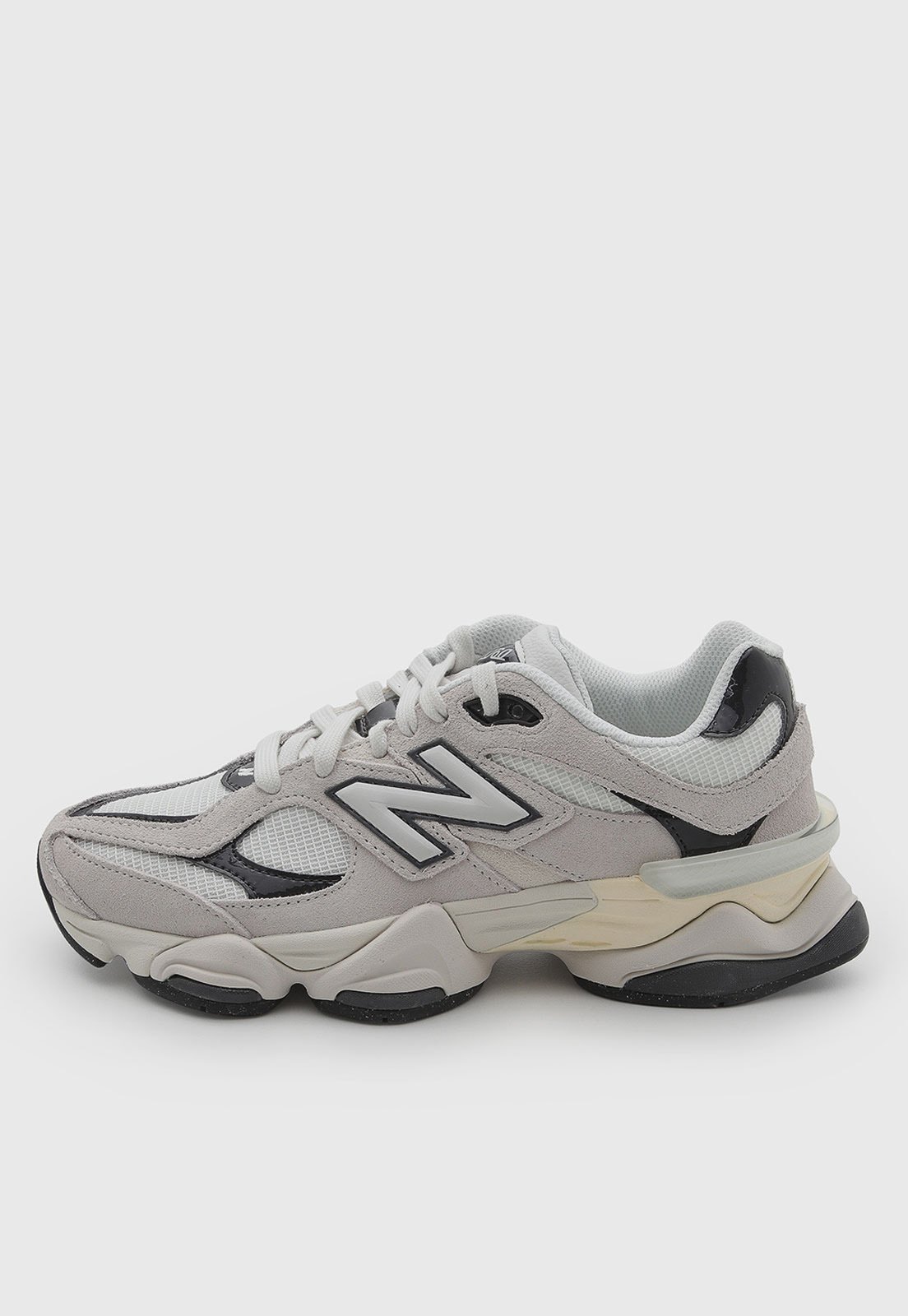 Tênis Unissex New Balance 9060 Couro Cinza