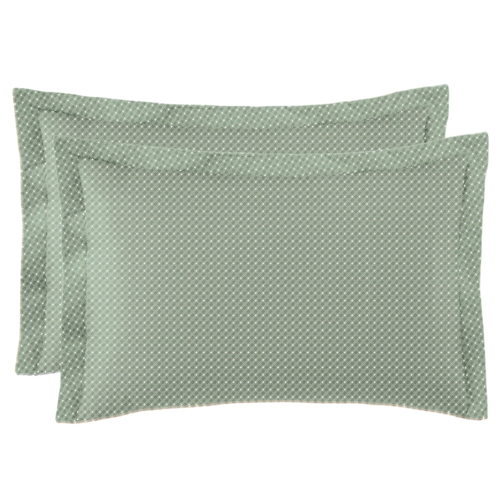 Kit 2 Fronhas Toque Acetinado Altenburg Slim Verde