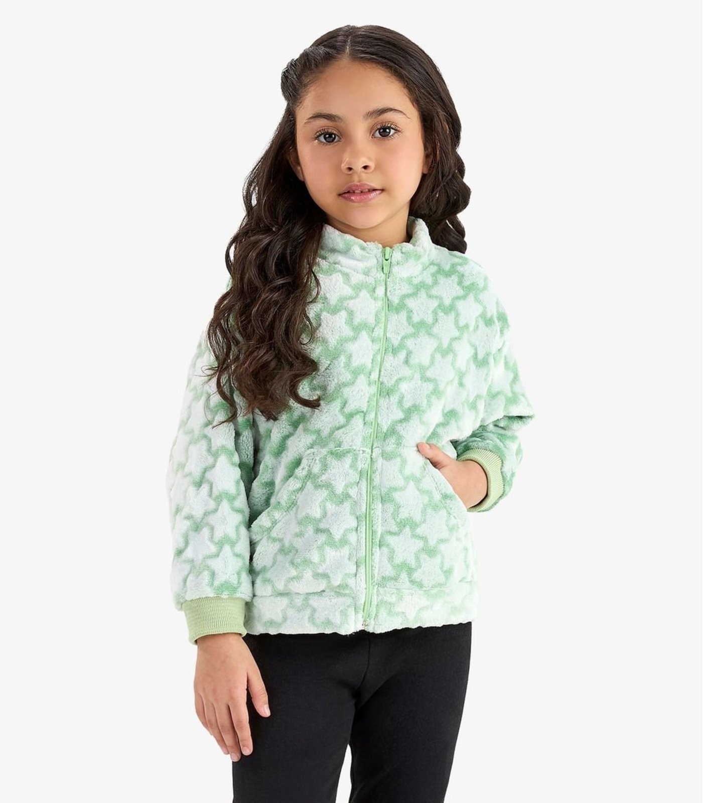 Infantil - Jaqueta Pelinho Rovi Verde