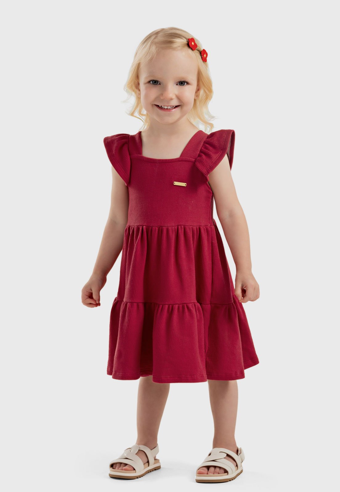 Infantil - Vestido Colorittá Marias Vermelho