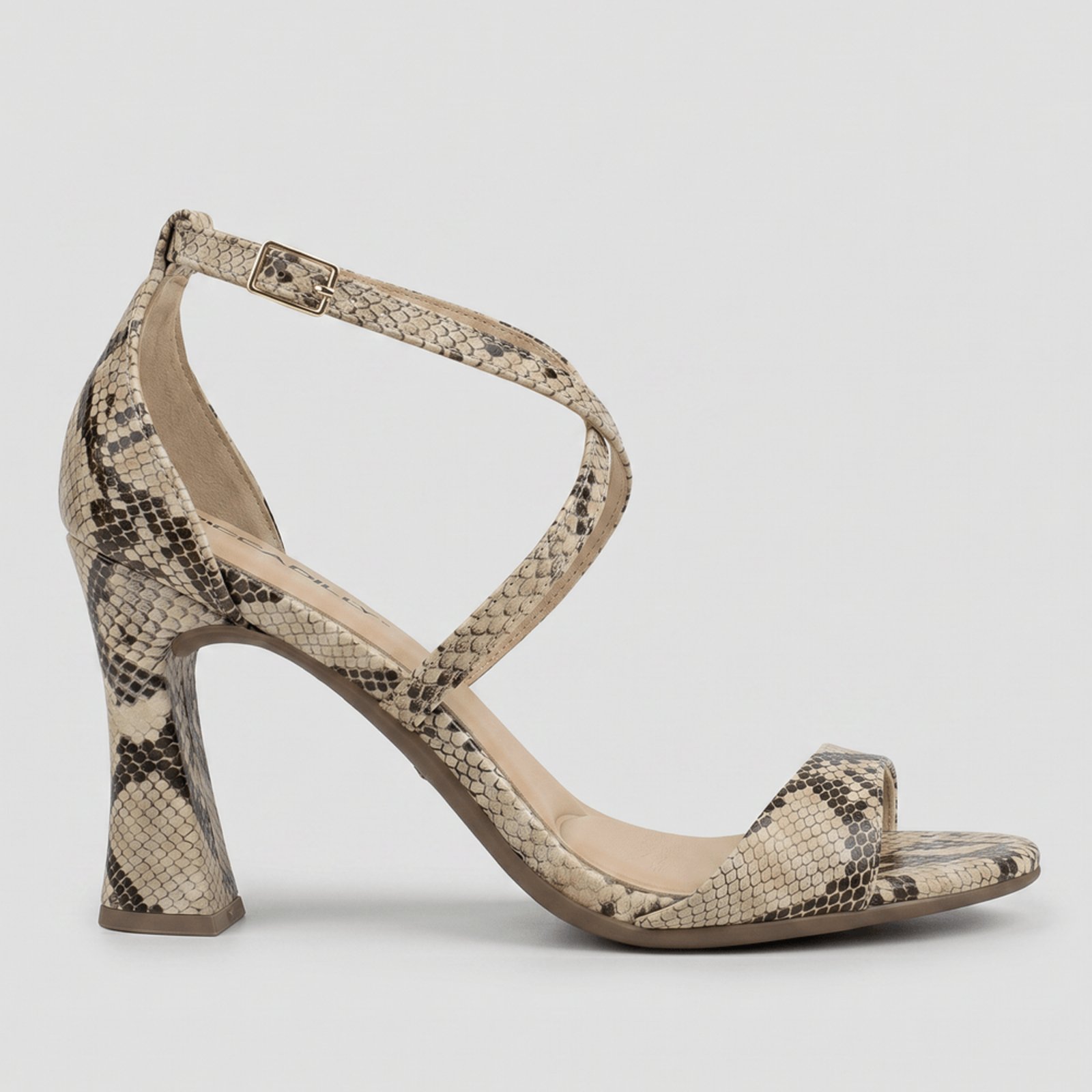 Sandália Rafa Salto Alto Animal Print
