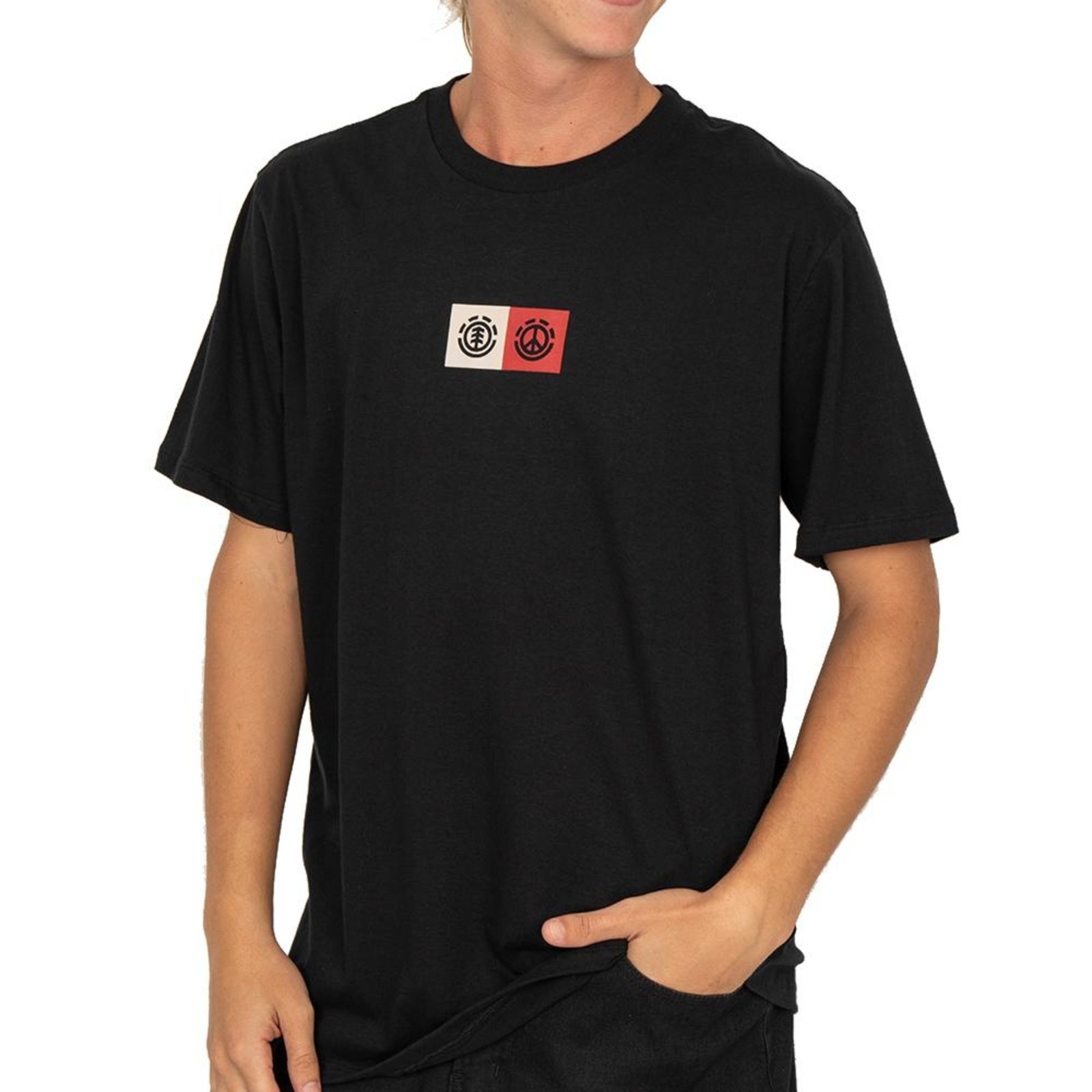 Camiseta Element Dual SM26 Masculina Preto