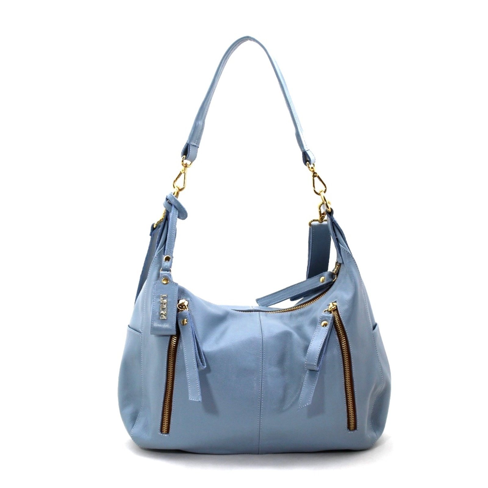 Bolsas Femininas Sofisticadas Lirom Couro Macio Detalhe Zíper