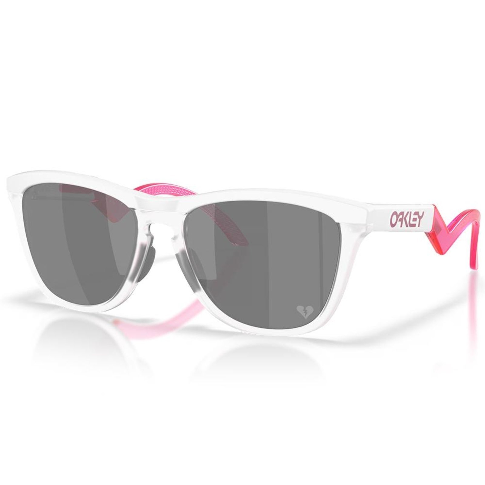Vista 2 Óculos de Sol Oakley Frogskins Hybrid CTL Matte White 1055 preto white preto white